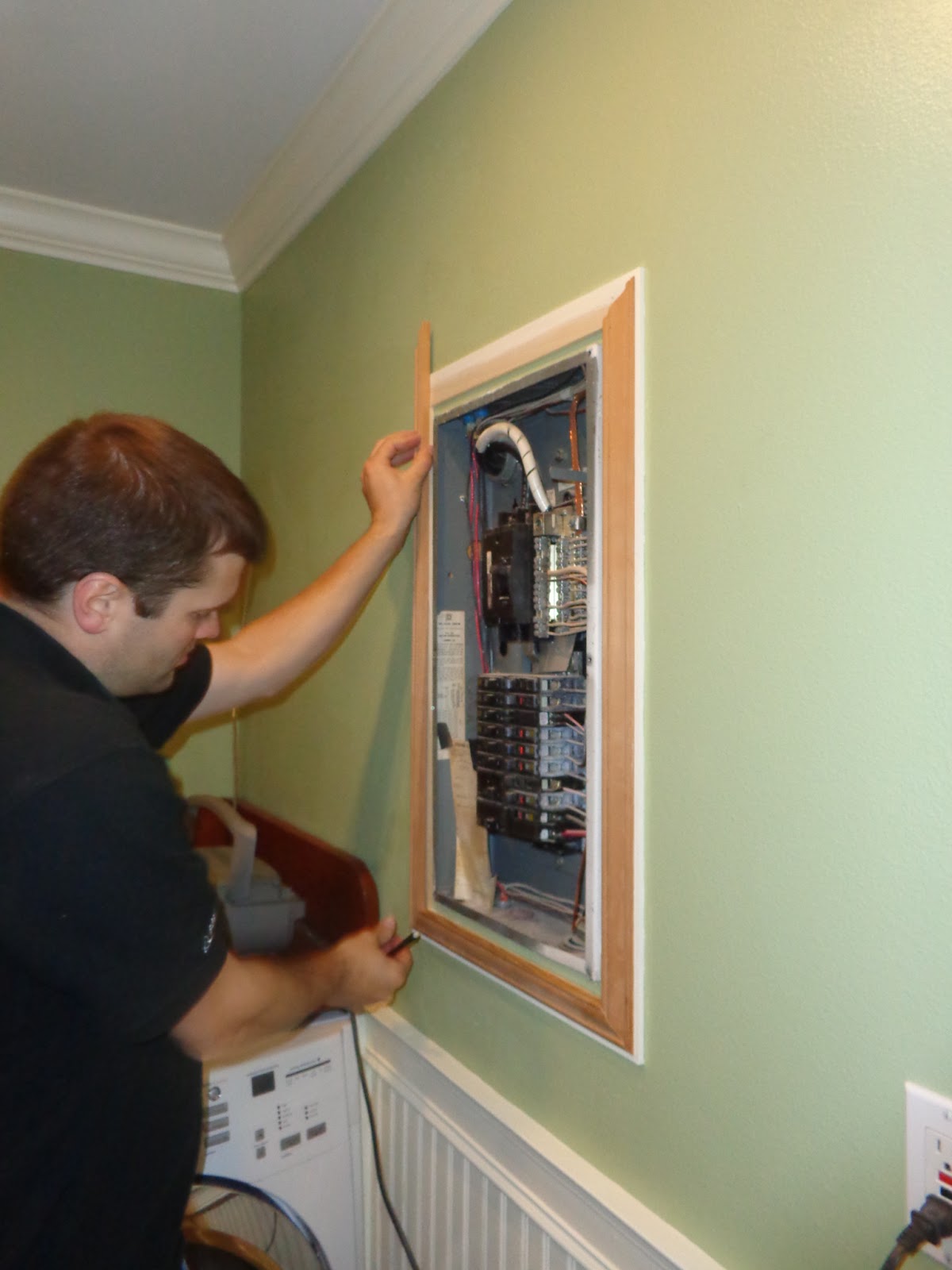 The Smiths: Laundry Room Circuit Breaker Panel