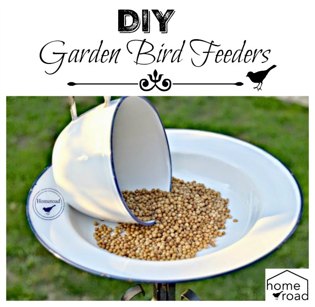DIY Garden Bird Feeders www.homeroad.net