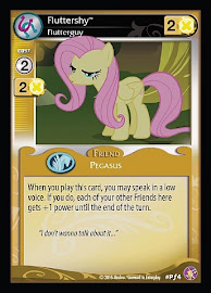 Flutterguy My Little Pony Fluttershy, Flutterguy Absolute Discord CCG Card | MLP Merch