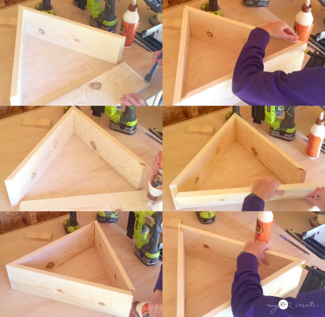 Hexagon and Triangle Shelves My Love 2 Create