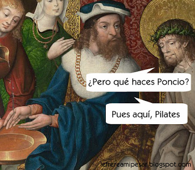 Pilatos, Pasión, Semana Santa