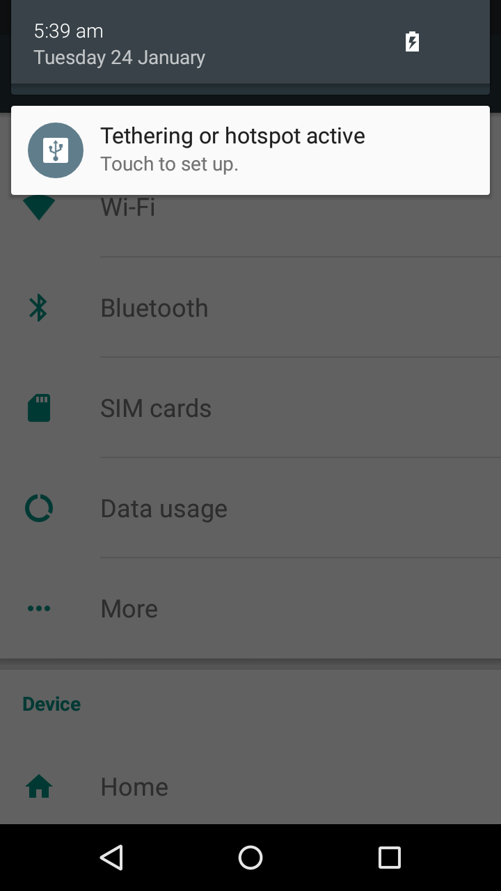 How to use the mobile as wifi device