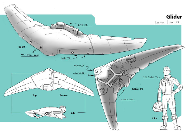 Lionel Designs Glider Design