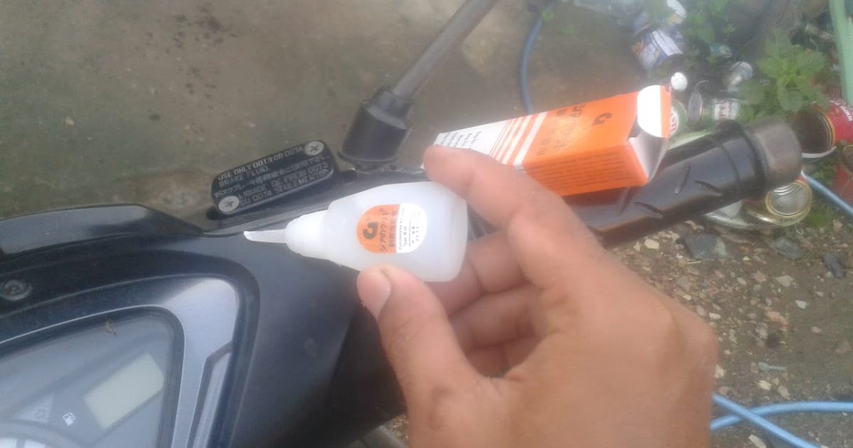 Cara Menghilangkan Bekas Lem Alteco Lem G di Body Motor