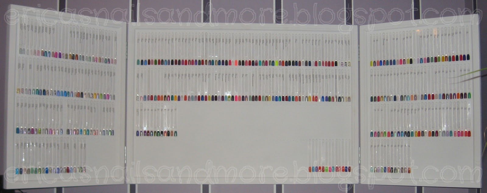 Erica's Nails and More Nail Swatch Stick Display Board