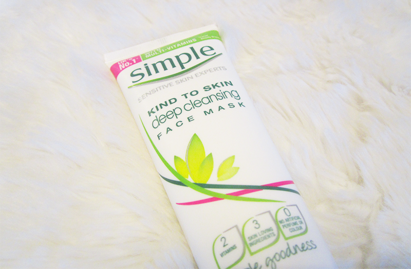 mask Simple facial deep cleansing