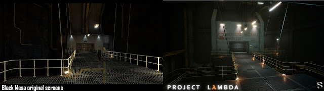 Half-Life - Project Lambda - Black Mesa - Introduction Barney comparison