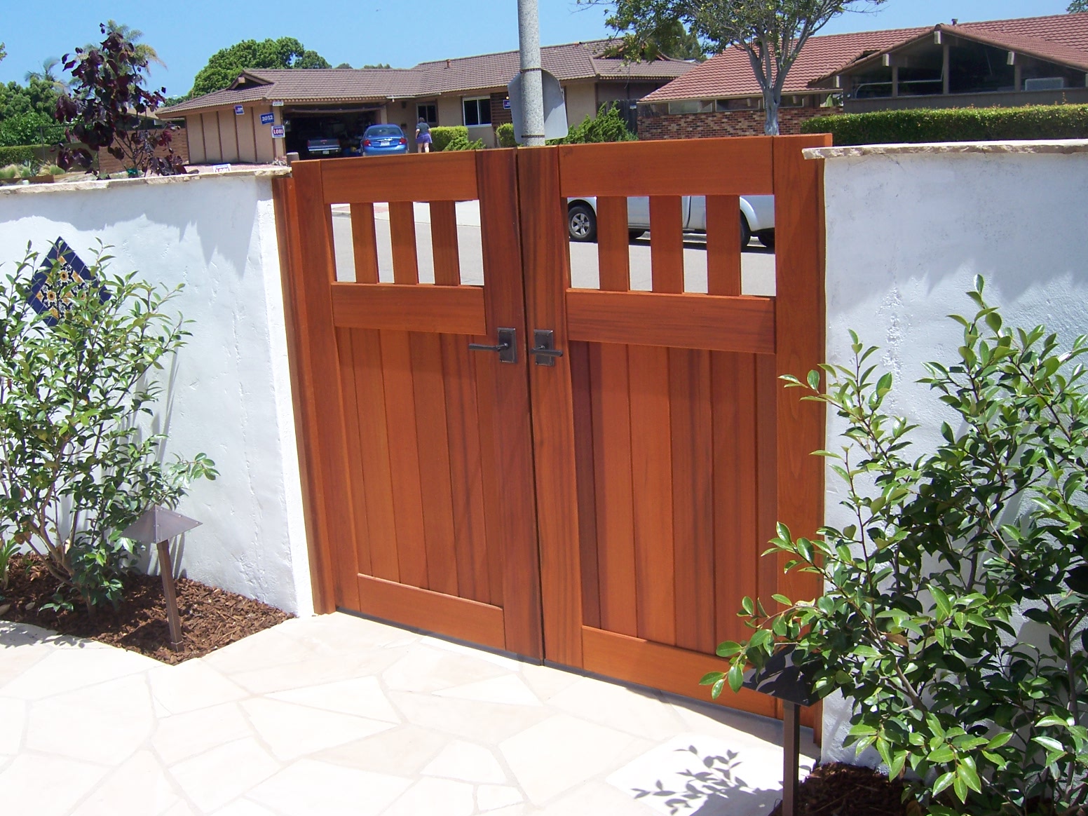 The 2 Minute Gardener Photo Wooden Garden Gates