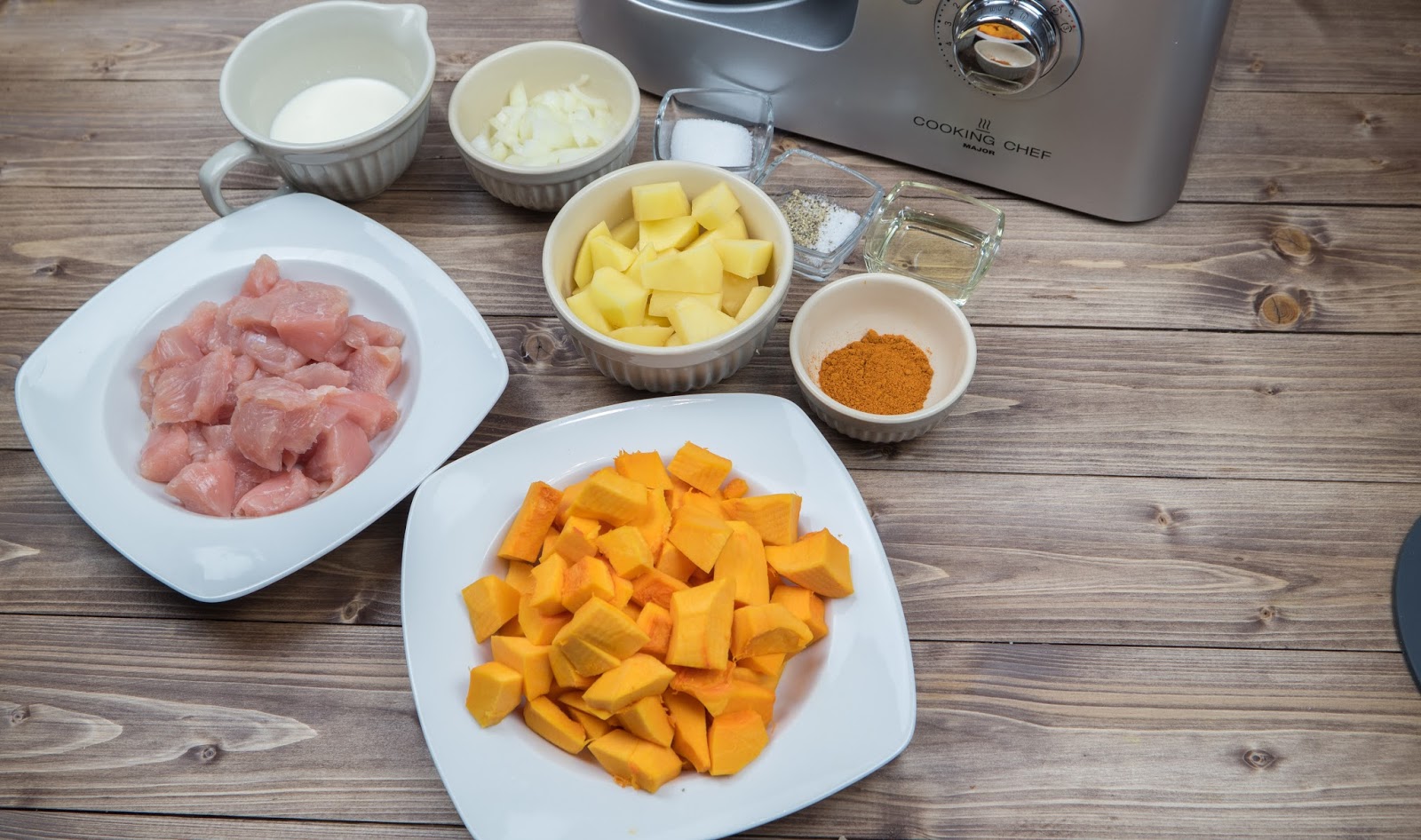 Family, Bakery & More : Curry-Kürbis-Kartoffel Eintopf mit Hühnchen Family, Bakery & More : Curry-Kürbis-Kartoffel Eintopf mit Hühnchen