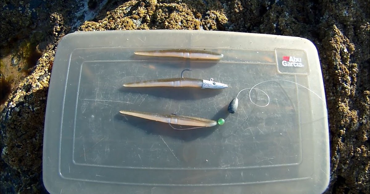 Cornish Shore and Kayak Fisherman Rock Fishing for Wrasse with SlugGo
