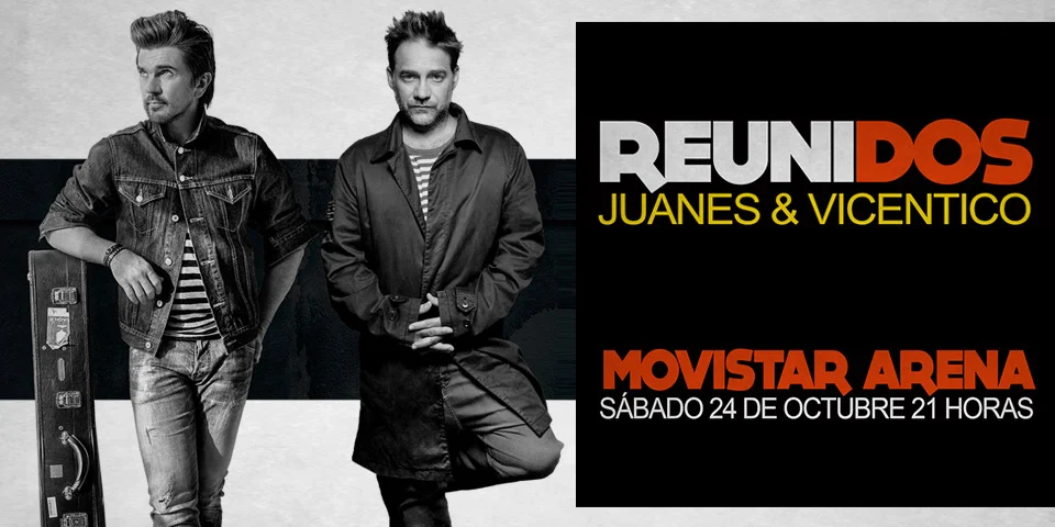 Juanes y Vicentico en Chile