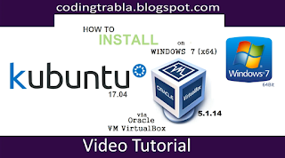 How to install Kubuntu 17.04 x64 via VirtualBox on Windows 7