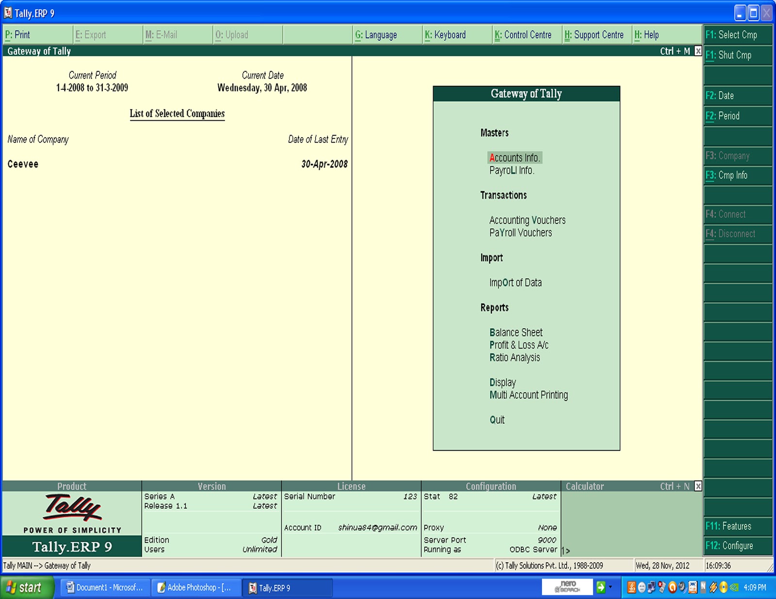 Learn Accounting And Computer Learning Tally Example 1https youtu be 