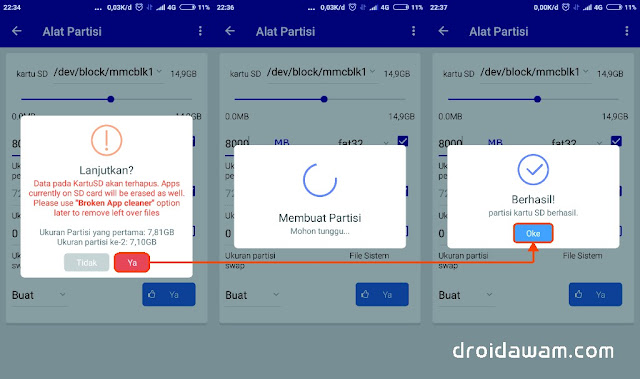 Cara Mudah Membuat Partisi SD Card di Android