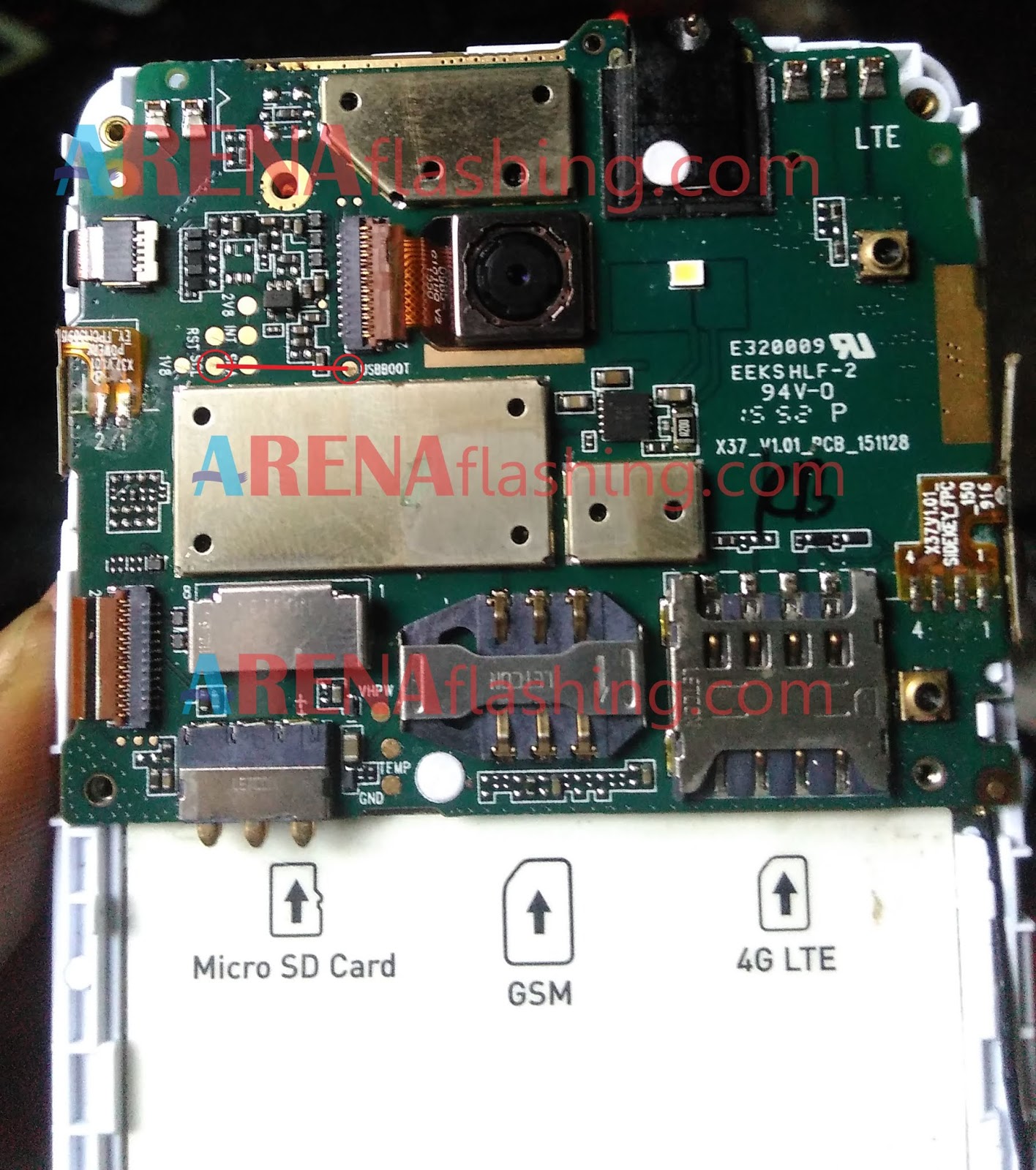 Cara Test Point Andromax E2 B16C2H Tutorial Flashing Android Upgrade