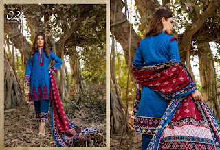 Original Pakistani Lawn Suits: Zs textile Sahil vol 3