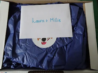 laura and millie letter in opened box 