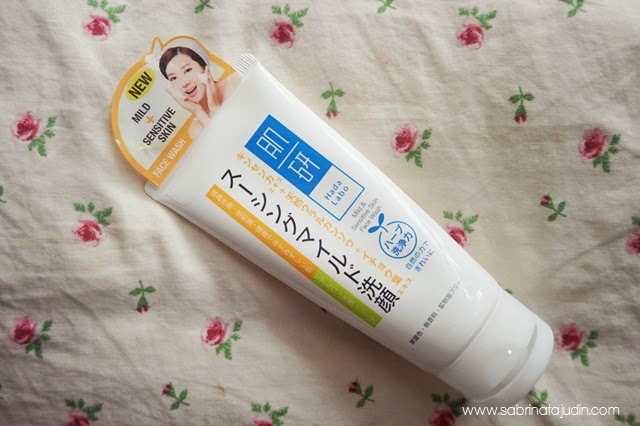 hada labo mild & sensitive skin face wash review