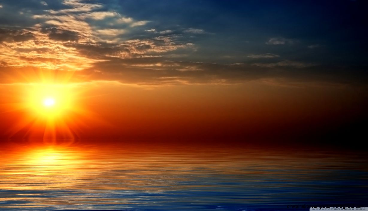 3d Sunset Wallpaper