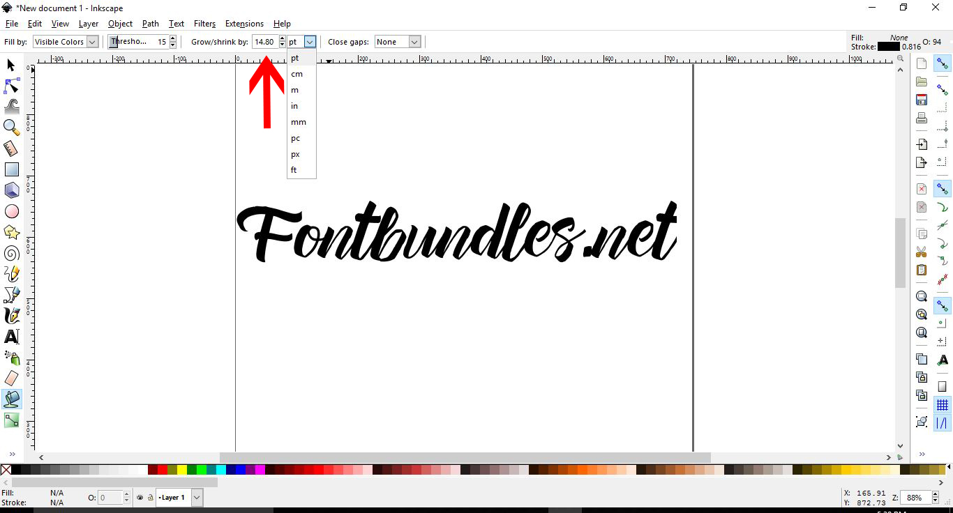 How to create an offset in Inkscape. | Design Bundles