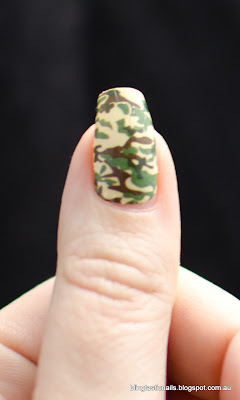 OMG Nail Polish Strips Camouflage