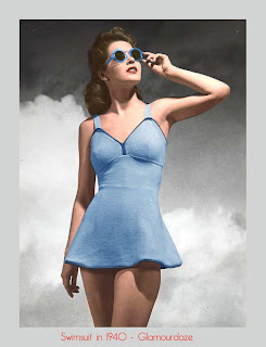 Be a retro beauty in vintage swimwear