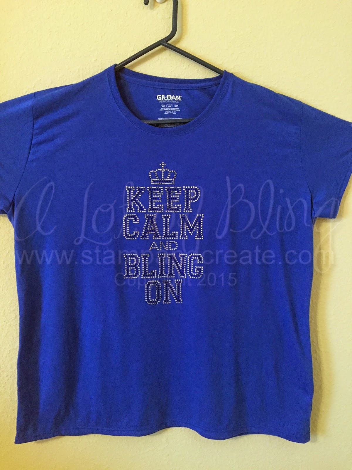 Stamp and New Scrapbook Themed Rhinestone/Glitter Vinyl Shirts