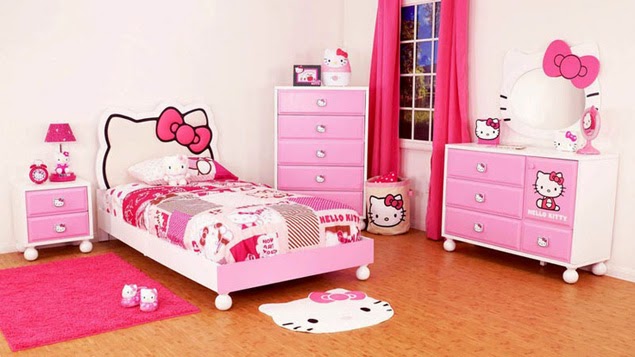 Cabeceras de Cama de Hello Kitty - Dormitorios para niñas | Infantil Decora