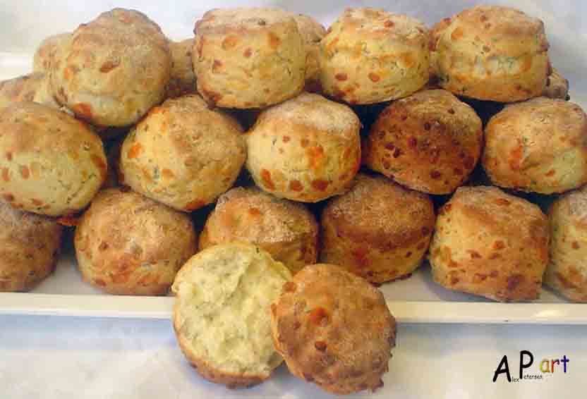 Alex the Contemporary Culinarian Buttermilk Lemon Thyme and Cheese Scones
