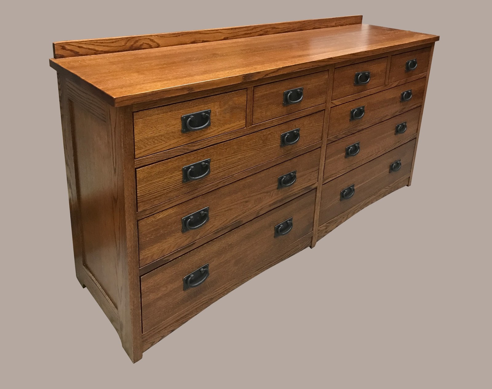 Uhuru Furniture & Collectibles 3 Piece Mission Oak Bedroom Set 575 SOLD