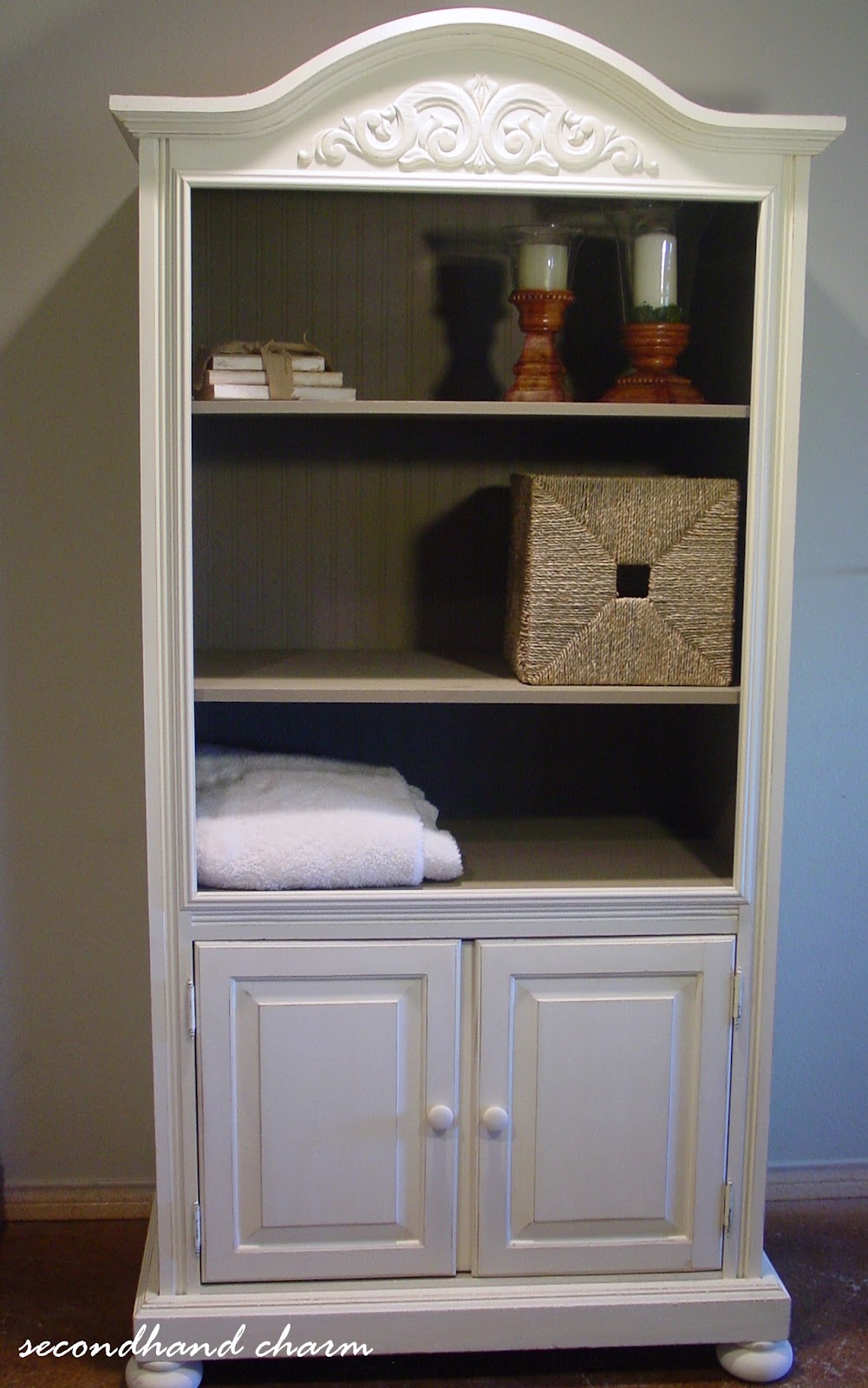 Secondhand Charm Solid Wood Hutch 400SOLD