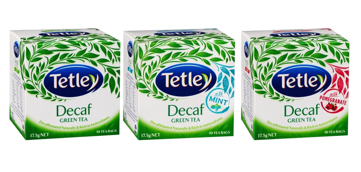 À mon avis Tetley Decaf Green Tea Range