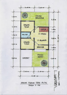 Gambar Desain dan Harga rumah  minimalis  sederhana  type  21  Rumah  Perumahan