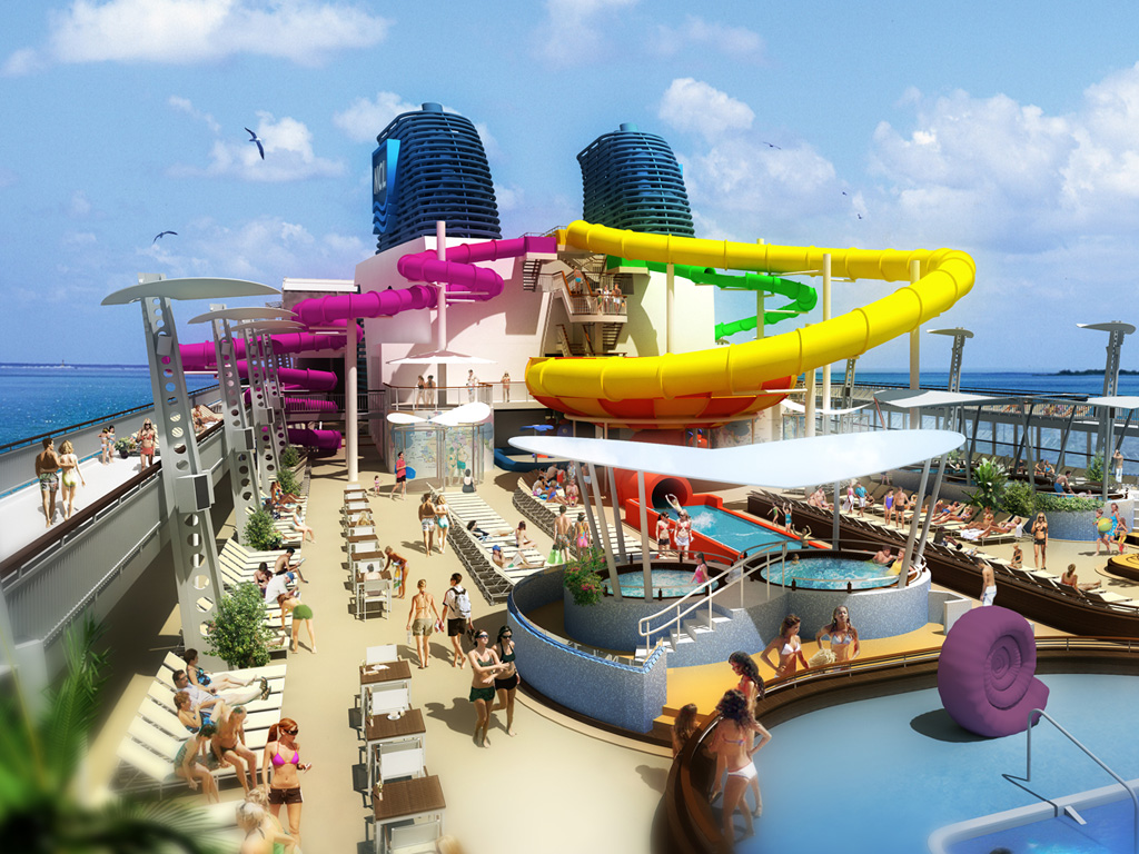 Круизные лайнеры с аквапарком Круизные лайнеры с аквапарком