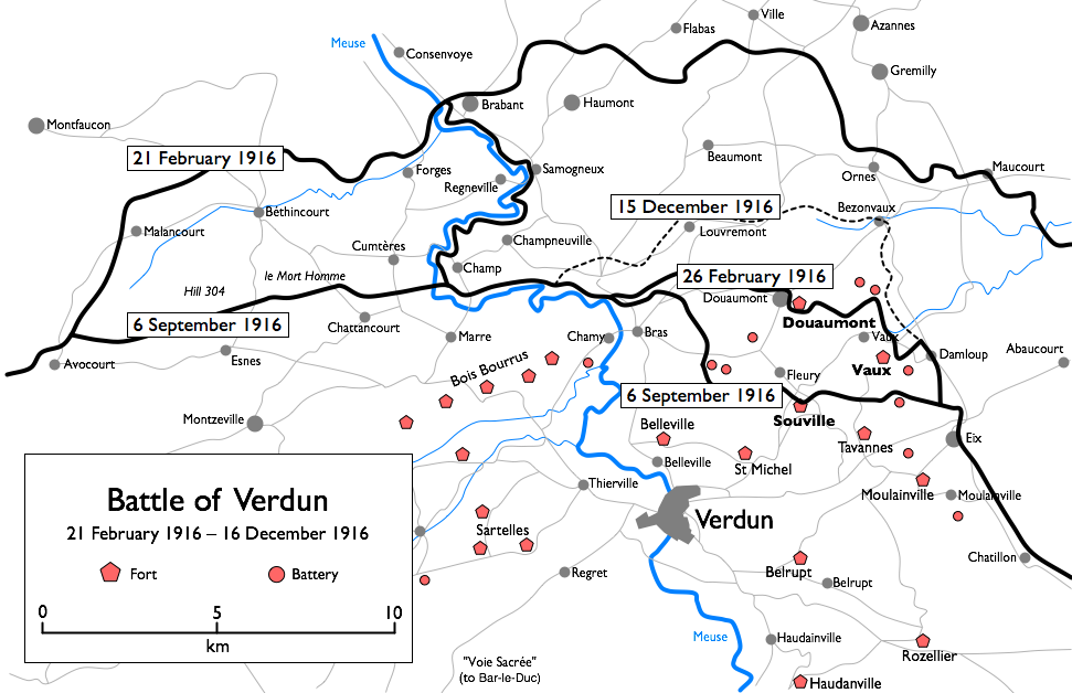 Verdun Game Maps