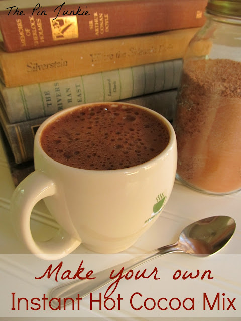 Homemade hot chocolate in a cup