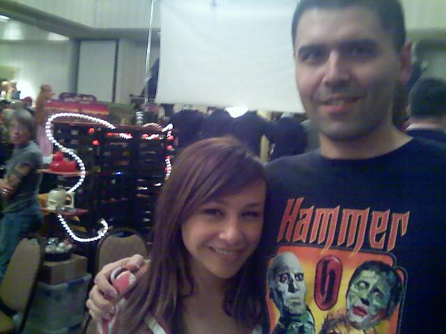 Me with Danielle Harris (in 2010)