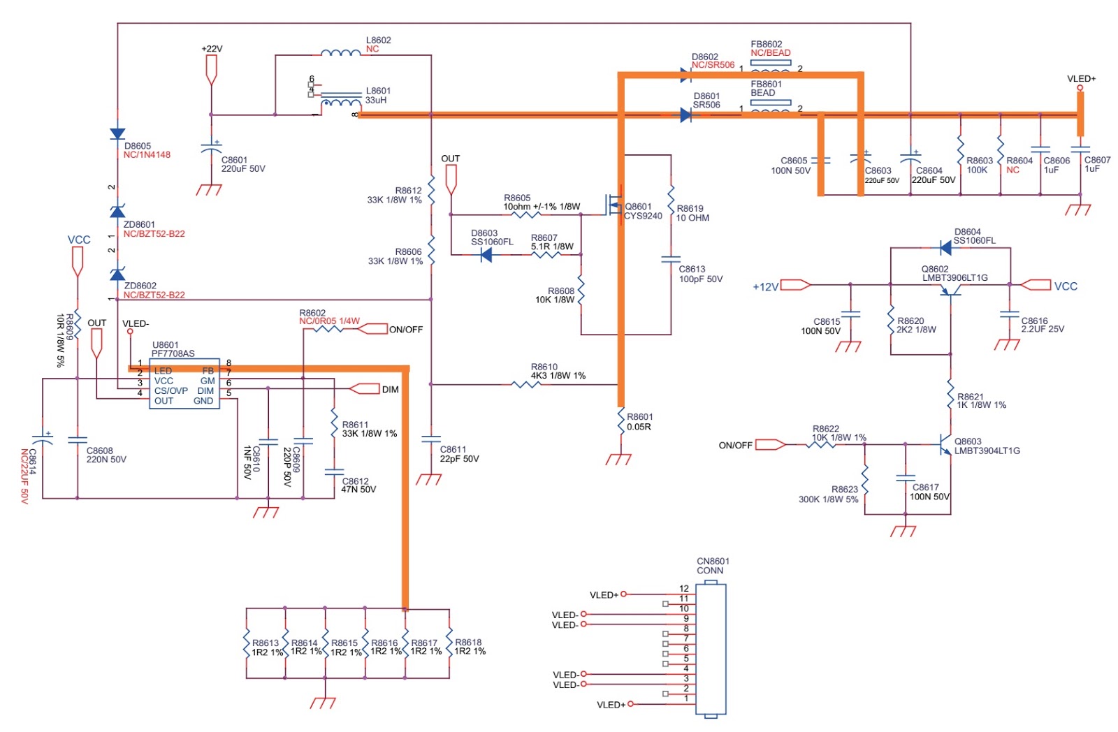 Schematic Diagrams: Philips 40PFG5100-77 LED LCD TV -SMPS ...