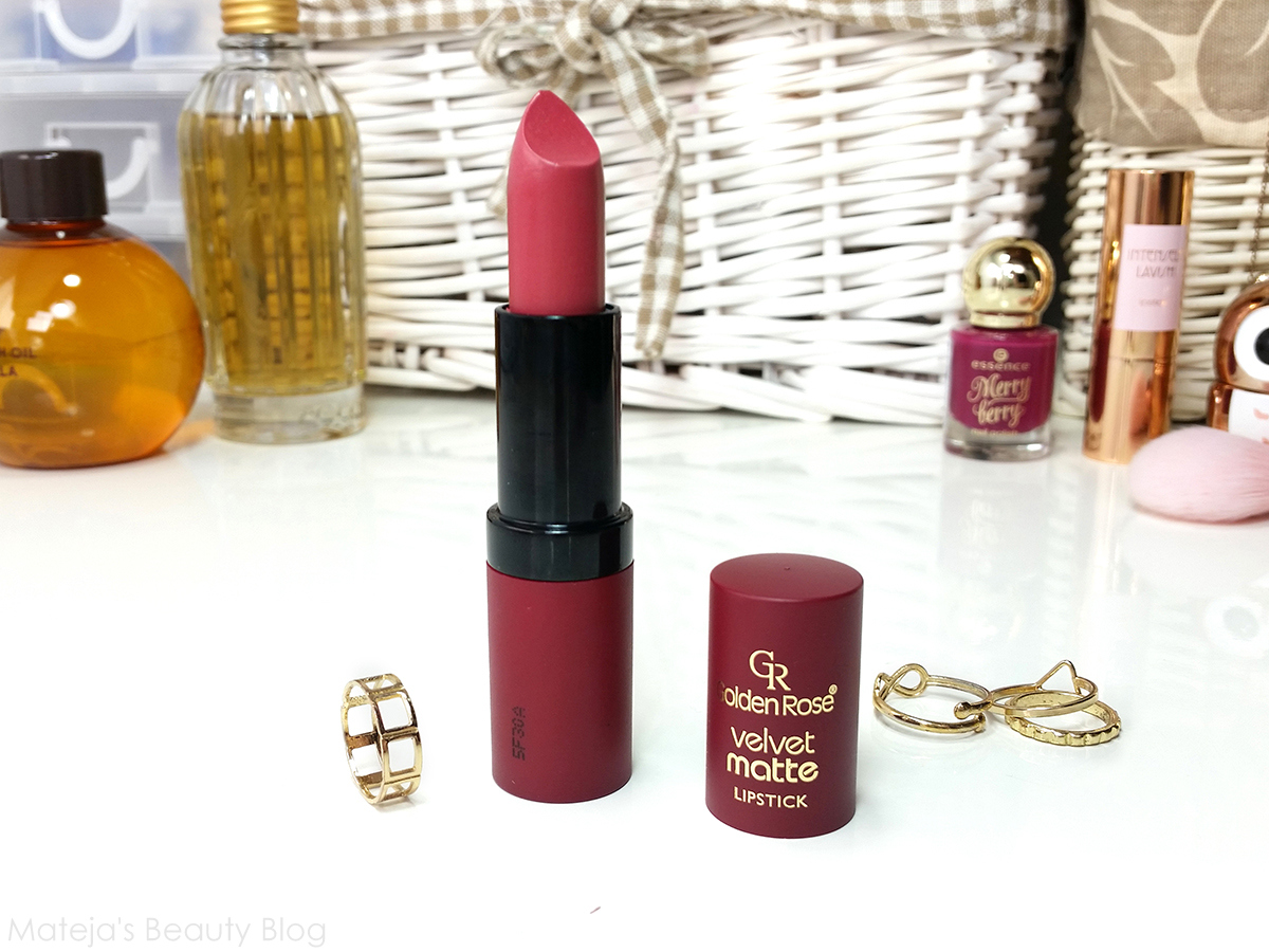 tanker zout Aardrijkskunde Golden Rose Velvet Matte Lipstick 12 - Beauty In My Face