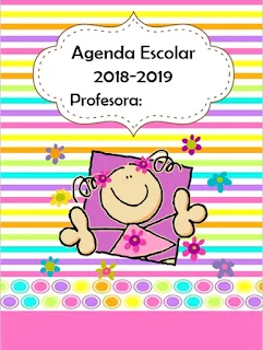 Agenda Escolar Colección Editables 2018-2019