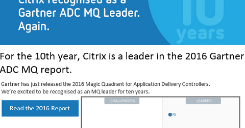 Readus2 (ACW Distribution Newsletter) Citrix Leader in Gartner ADC MQ