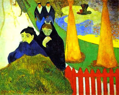Dones en el jardí de l'hospital (Paul Gauguin)