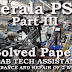 Solved Question Paper - Lab Tech Assistant - Maintenance & Repairs of Two Wheelers (Part III)