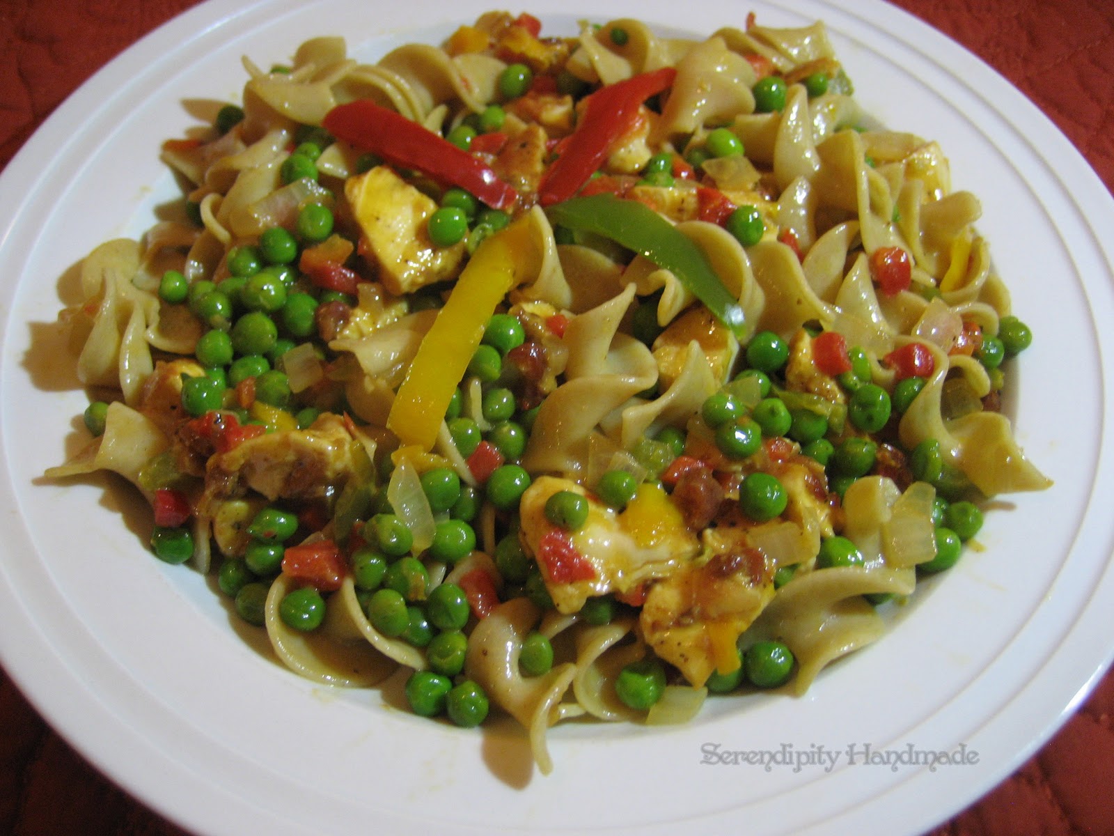 Serendipity Handmade Vintage Recipe Chicken Caruso