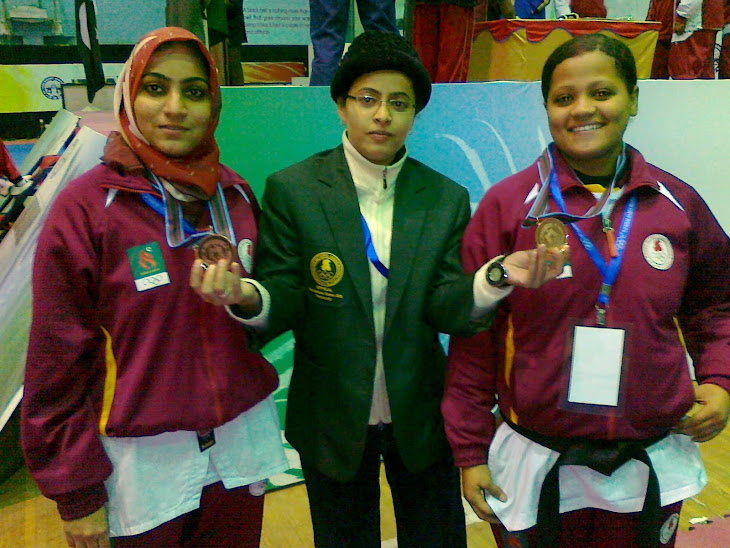 Aisha & Zaida Got Bronze medal in National Games 2010