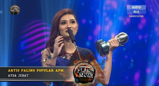 Artis Paling Popular APM 2016 - Ayda Jebat