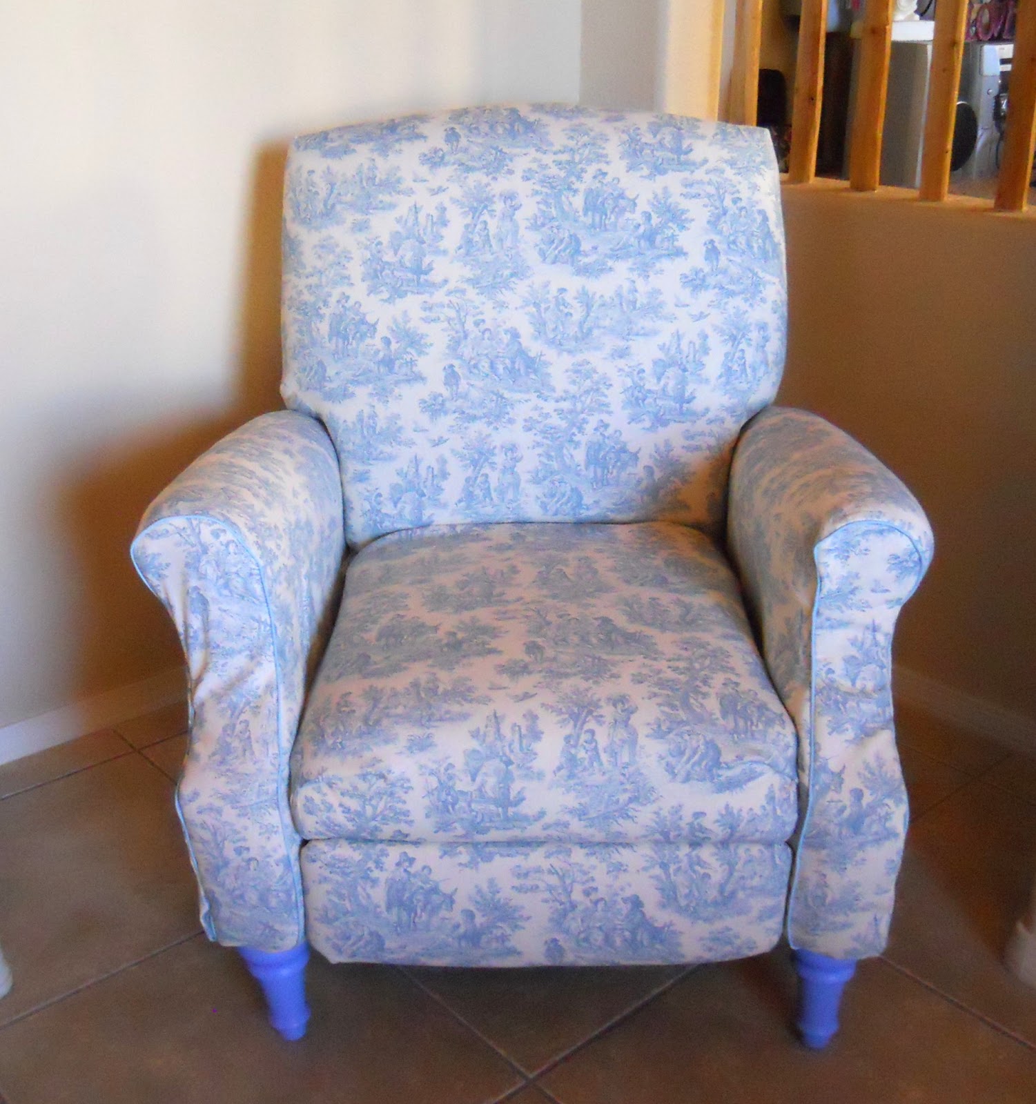 Corner Window Crafts Armchair Reupholster