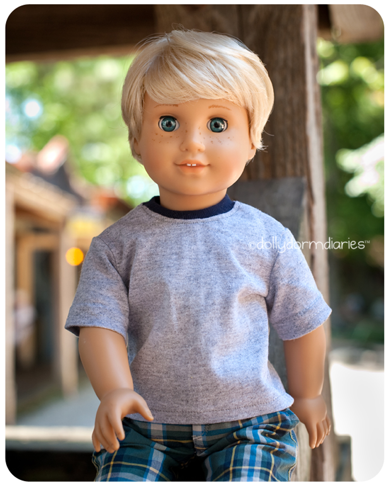Meet our American Girl boy doll, Alden. Read 18 inch doll diaries at our American Girl Doll House. Visit our 18 inch dolls dollhouse!