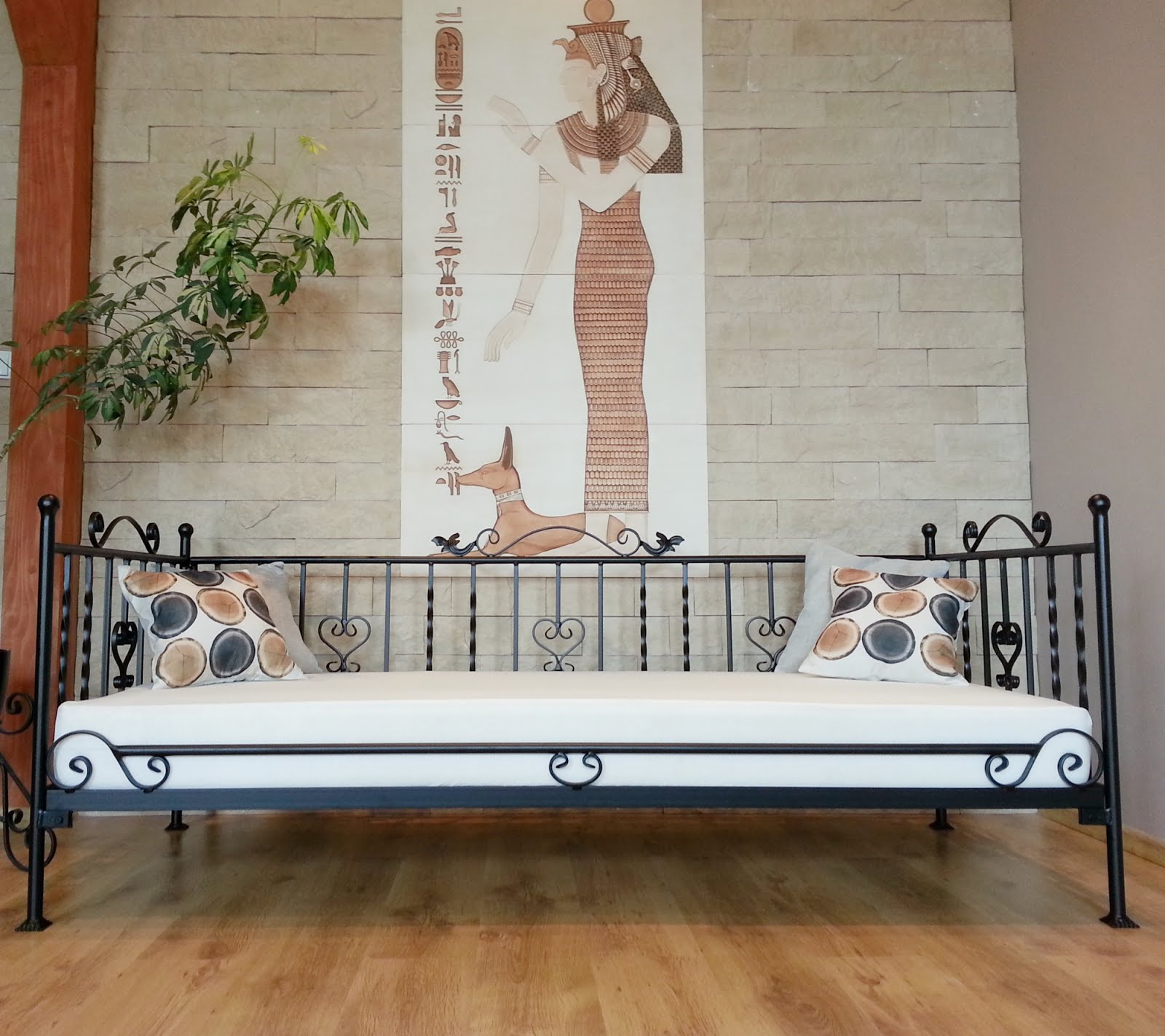 Łóżko metalowe sofa Sevilla (wzór 4S)