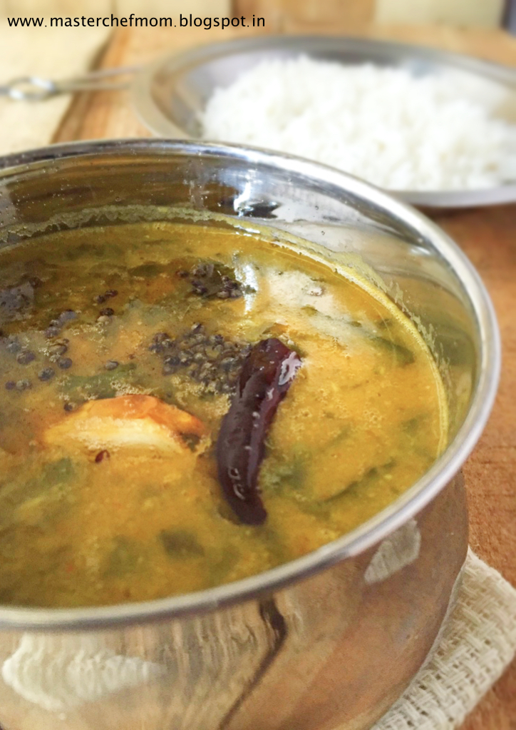 MASTERCHEFMOM Andhra Style Palak Dal Palakura Pappu Spicy Spinach